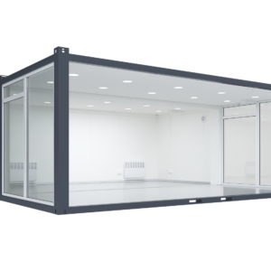 Double space, 3 glass walls