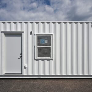 Completed Construction Office - White Exterior