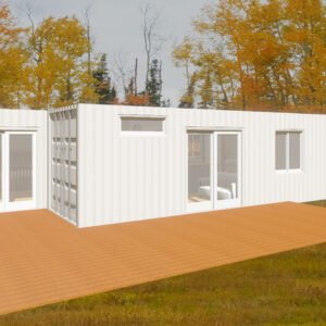 Two 40ft, One 20ft Container Home